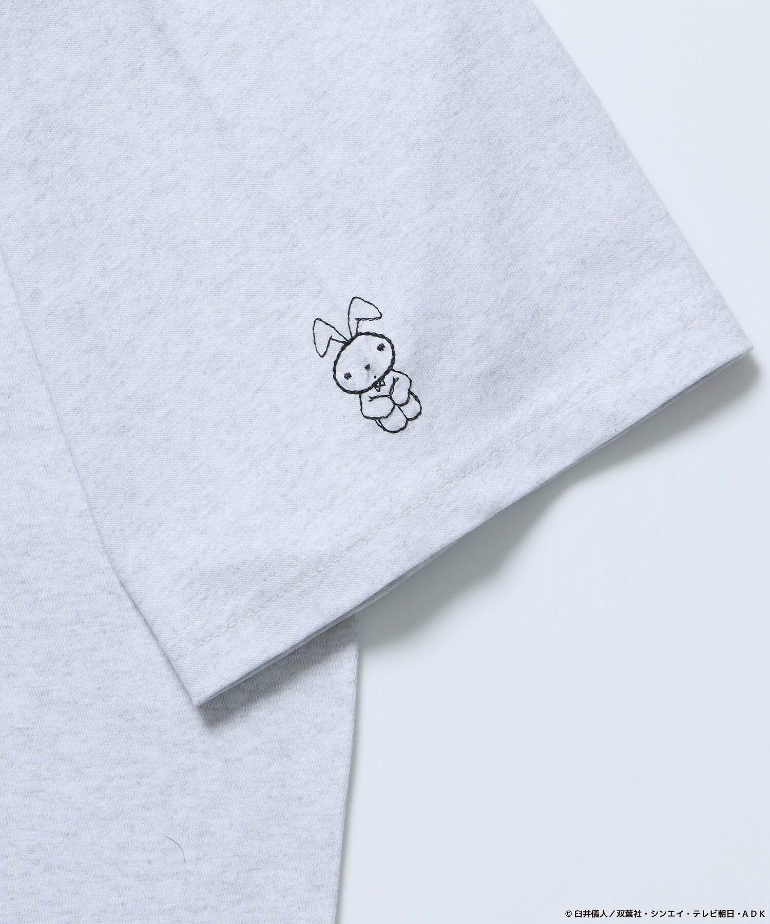 【SEQUENZ】CS NENE EMB. S/S TEE / クレヨンしんちゃん 半袖Tシャツ クルーネック ワンポイント 刺繍